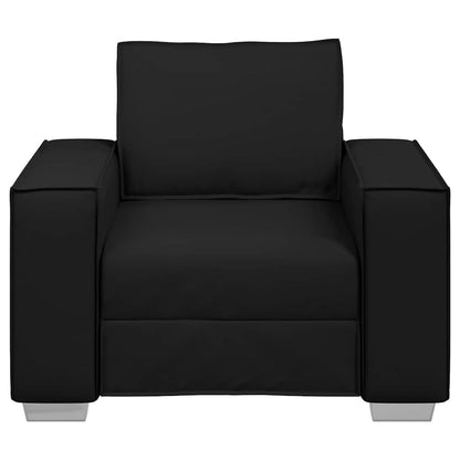 Poltrona divano Nero 99 x 78 x 84 cm Pelle Artificiale