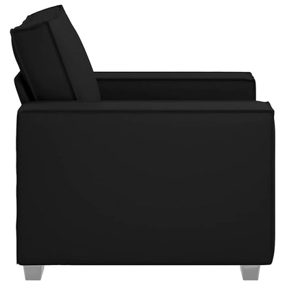 Poltrona divano Nero 99 x 78 x 84 cm Pelle Artificiale