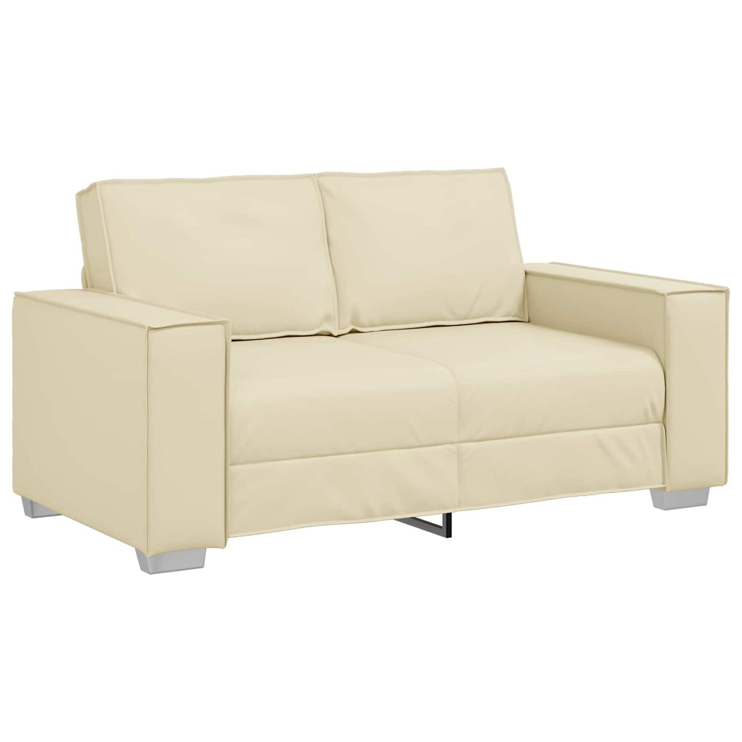 Divano Crema 160 x 80 x 84 cm Tessuto - homemem39