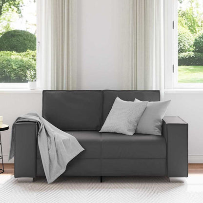 Poltrona divano Grigio 160 x 78 x 84 cm Pelle Artificiale