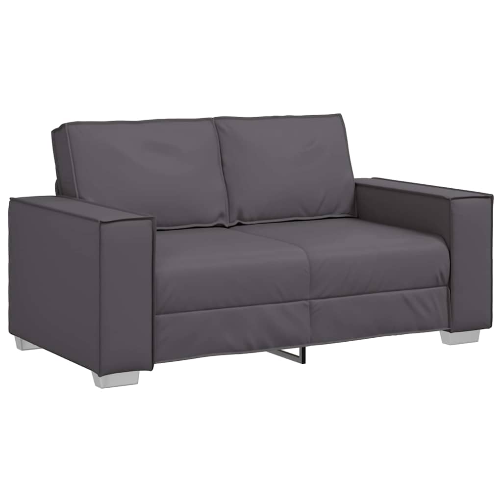 Poltrona divano Grigio 160 x 78 x 84 cm Pelle Artificiale