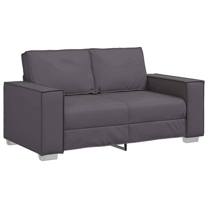 Poltrona divano Grigio 160 x 78 x 84 cm Pelle Artificiale