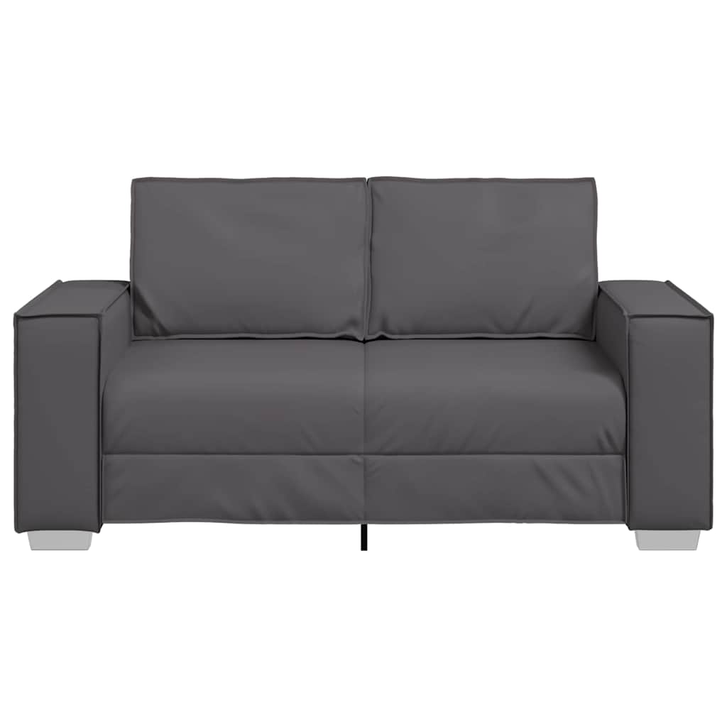 Poltrona divano Grigio 160 x 78 x 84 cm Pelle Artificiale