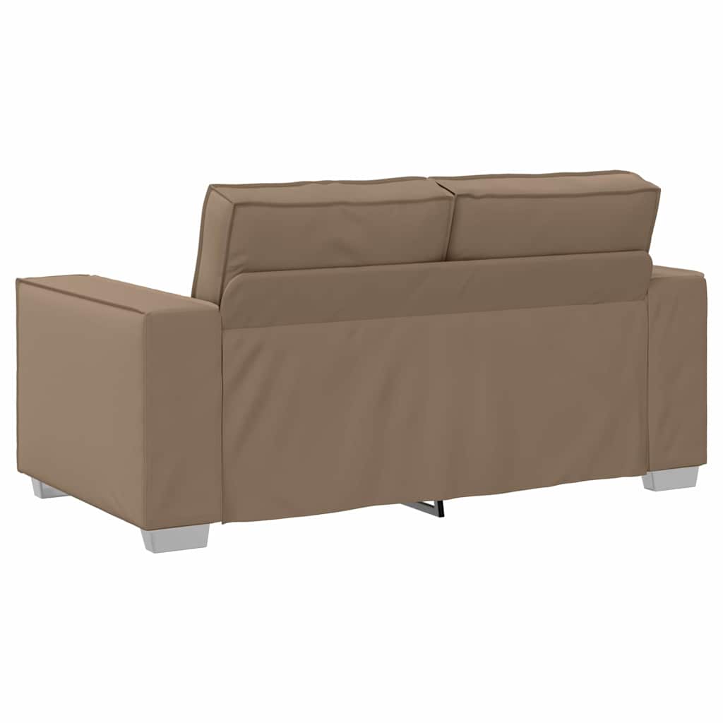Divano a due posti Cappuccino 160 cm Pelle Sintetica | homemem39