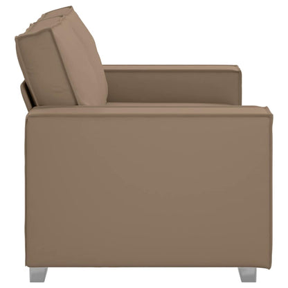 Divano a due posti Cappuccino 160 cm Pelle Sintetica | homemem39
