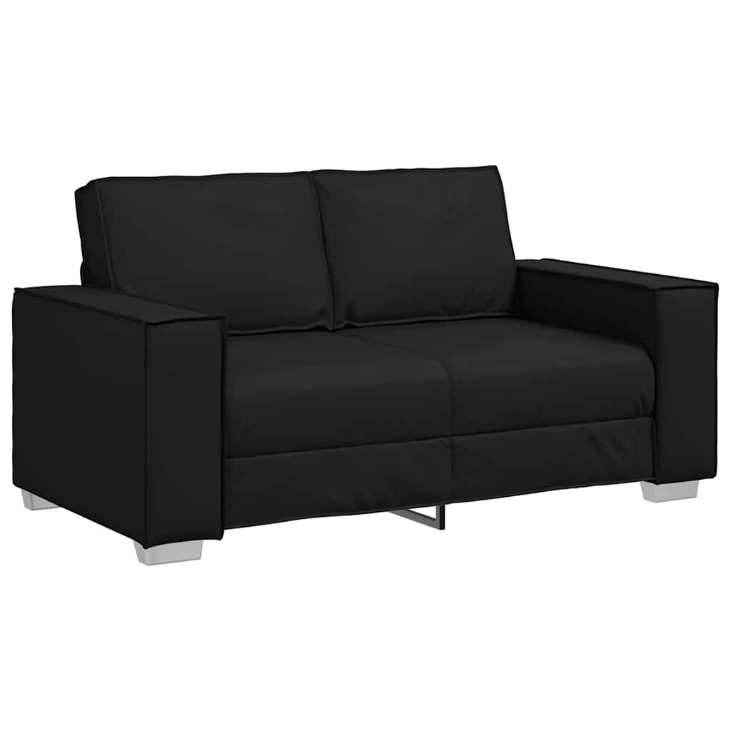Poltrona divano Nero 160 x 78 x 84 cm Pelle Artificiale - homemem39