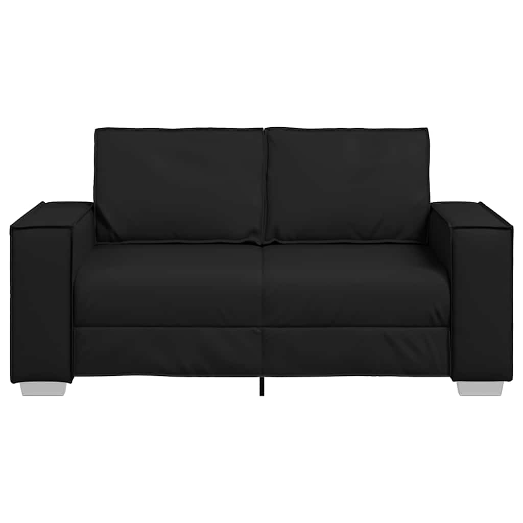 Poltrona divano Nero 160 x 78 x 84 cm Pelle Artificiale - homemem39