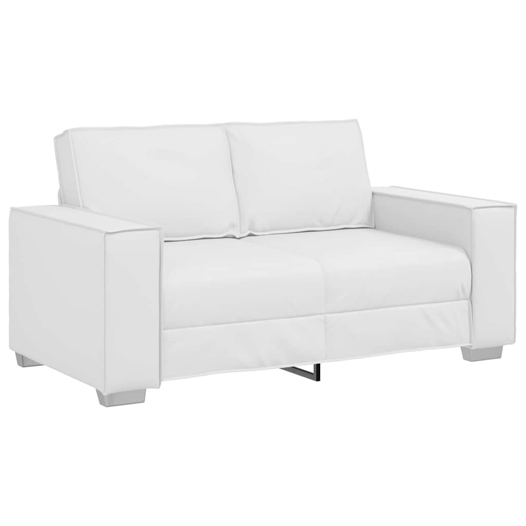 Poltrona divano Bianco 160 x 78 x 84 cm Pelle Artificiale