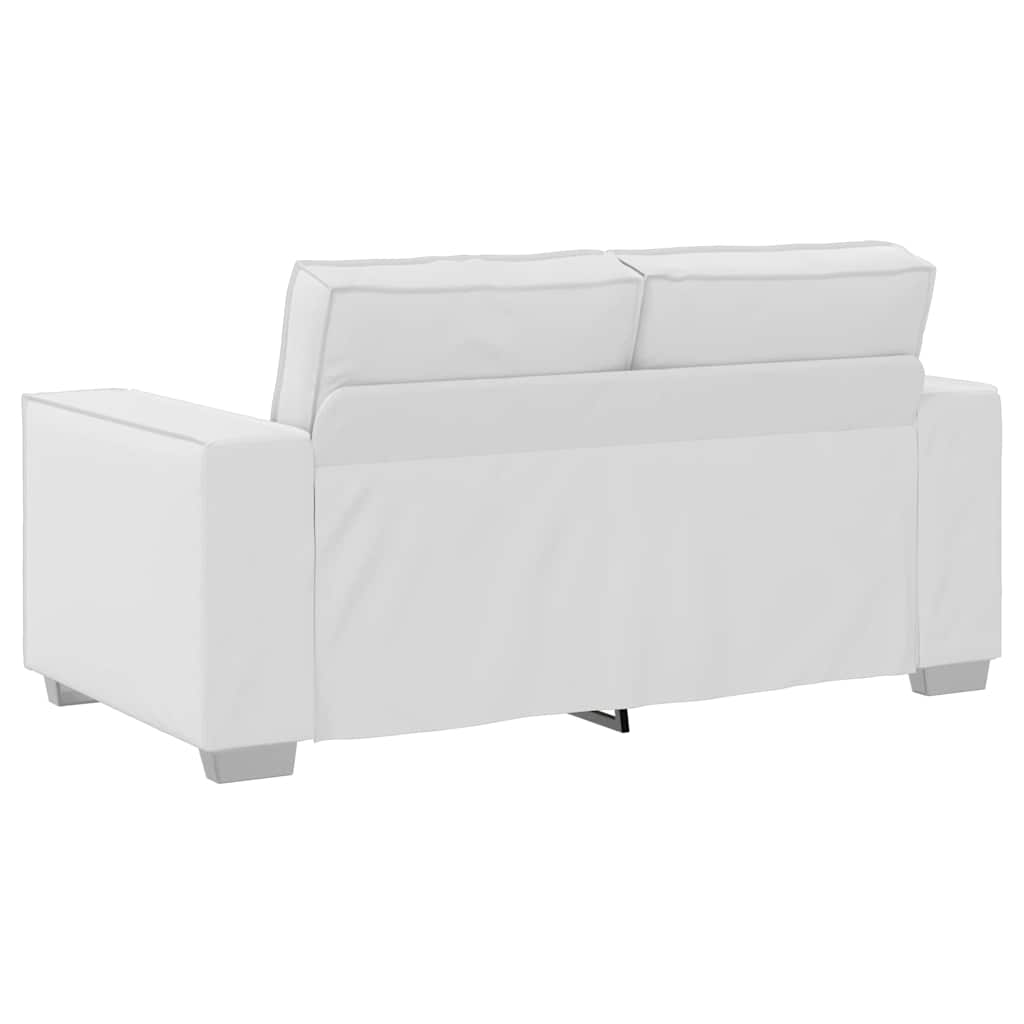 Poltrona divano Bianco 160 x 78 x 84 cm Pelle Artificiale