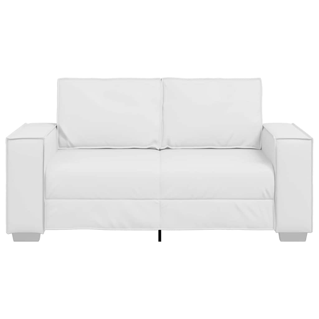 Poltrona divano Bianco 160 x 78 x 84 cm Pelle Artificiale