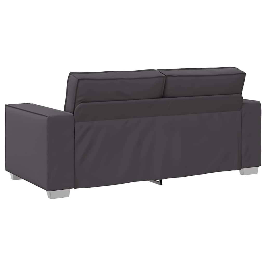 Poltrona divano Grigio 180 x 78 x 84 cm Pelle Artificiale
