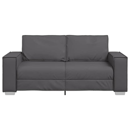 Poltrona divano Grigio 180 x 78 x 84 cm Pelle Artificiale