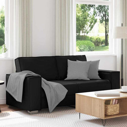 Poltrona divano Nero 180 x 78 x 84 cm Pelle Artificiale - homemem39