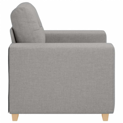 Divano Sedia Grigio Nuvola 60 cm in Tessuto - homemem39