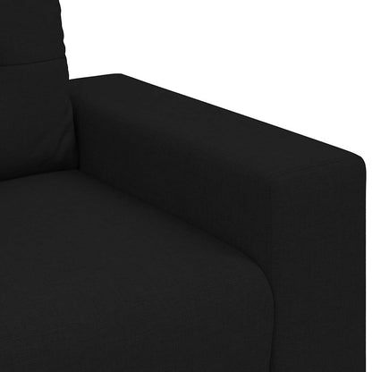 Divano Divanetto Nero 160x77x82 cm in Tessuto | homemem39