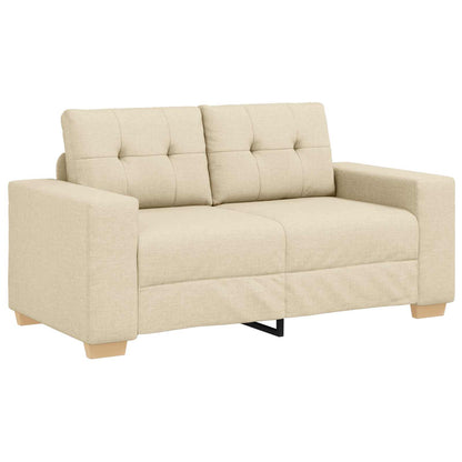 | Divano a due posti | con cuscino Crema Tessuto | homemem39
