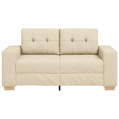 | Divano a due posti | con cuscino Crema Tessuto | homemem39