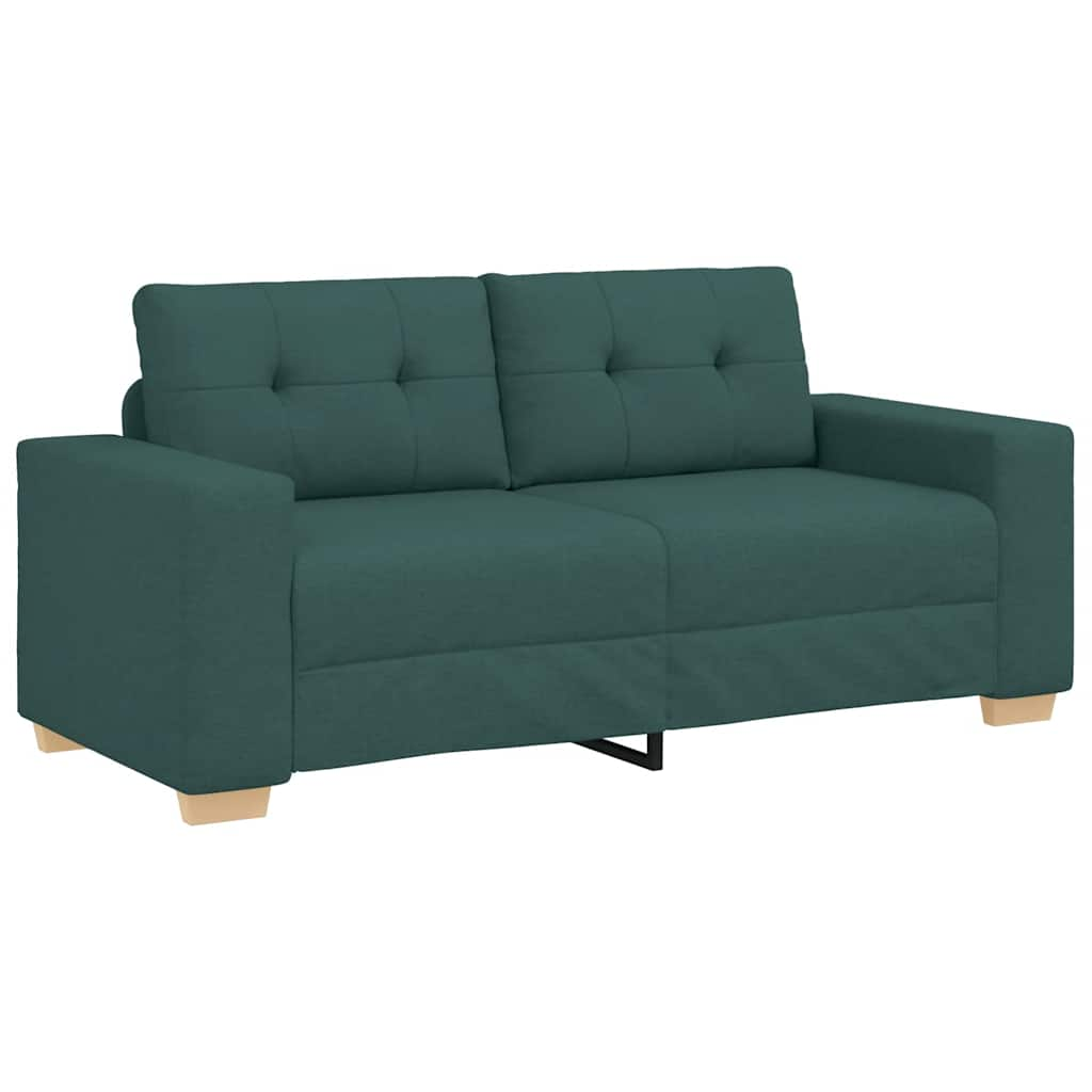 Divano Divanetto Verde Scuro 140 cm in Tessuto - homemem39