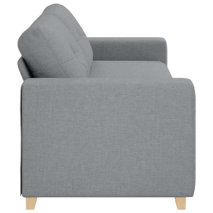 Divano a 3 posti Grigio Chiaro 220x78x80 cm in Tessuto | homemem39