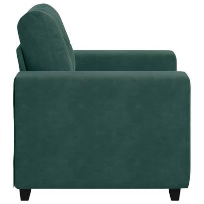 Divano Sedia Verde Scuro 59 cm Velluto