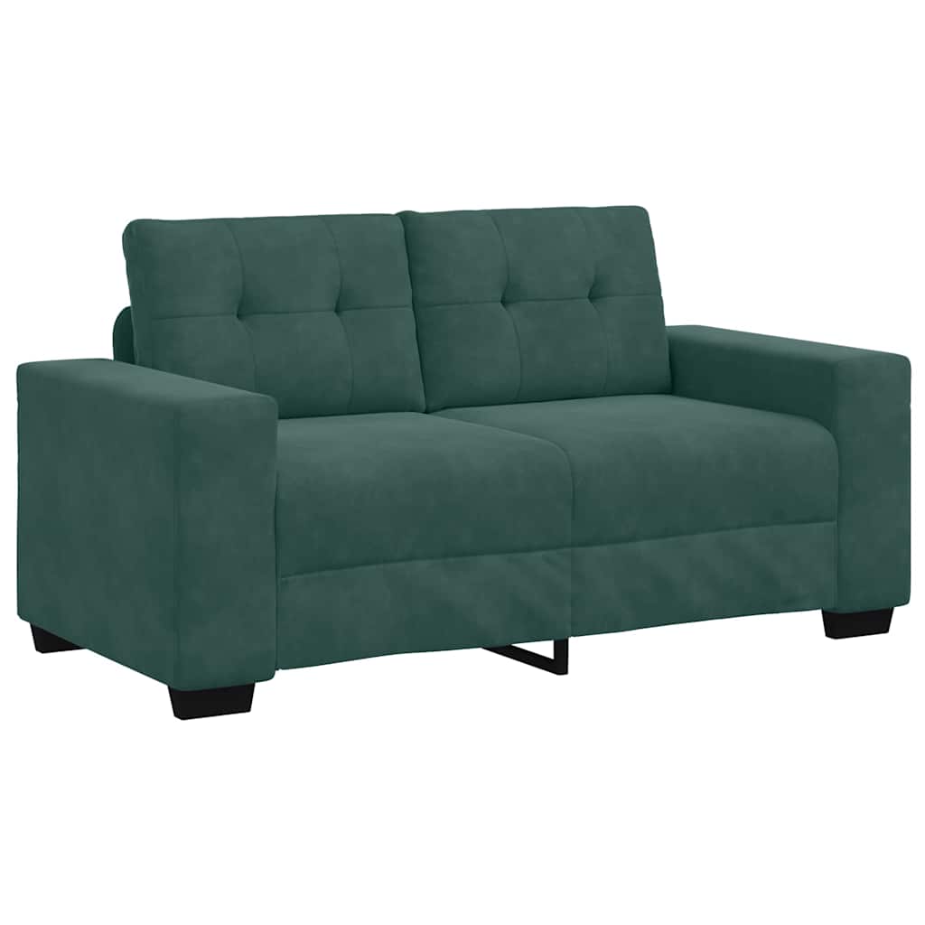 Divano Divanetto Verde Scuro 120 cm Velluto - homemem39