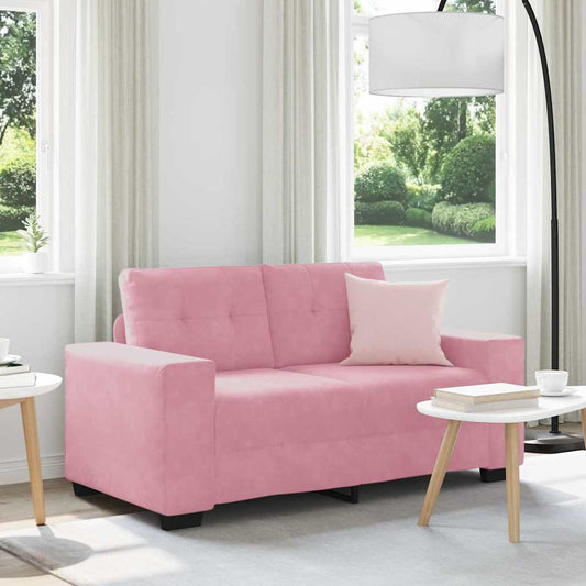 | Divano a due posti | con cuscino Rosa Velluto | homemem39