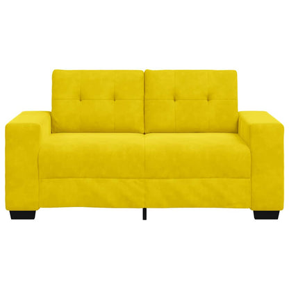 Divano Divanetto Giallo 120 cm in Velluto - homemem39