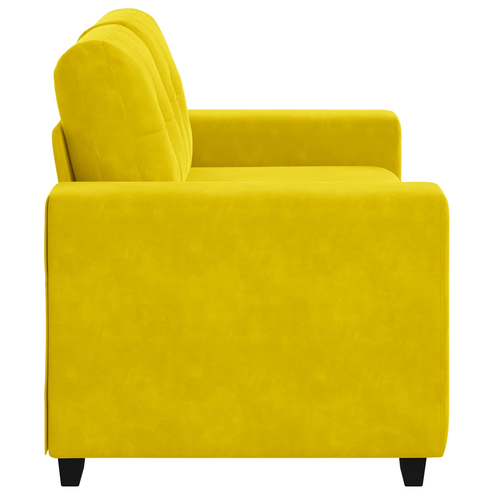 | Divano a due posti | con cuscino Giallo Velluto | homemem39