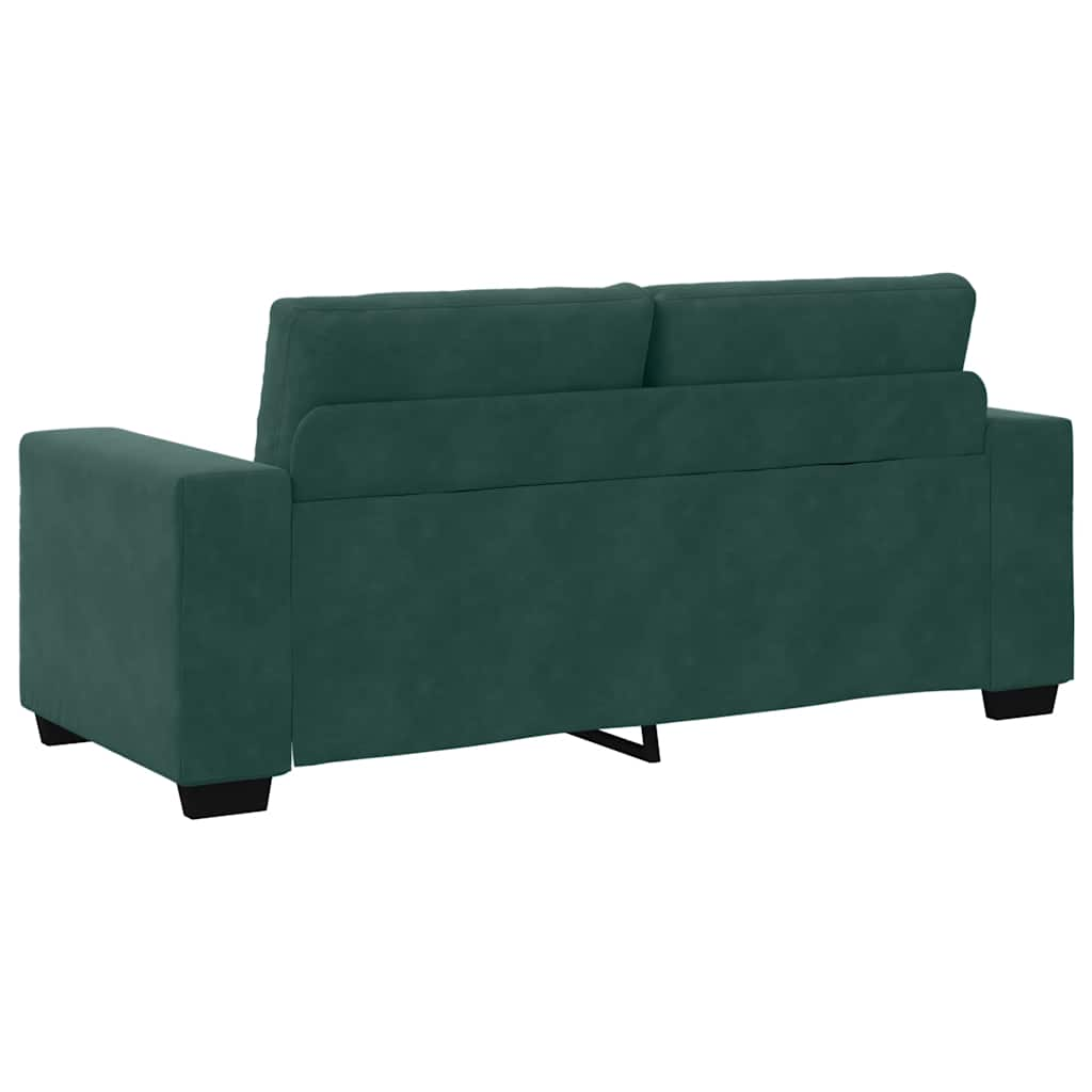 Divano Divanetto Verde Scuro 140 cm in Velluto - homemem39