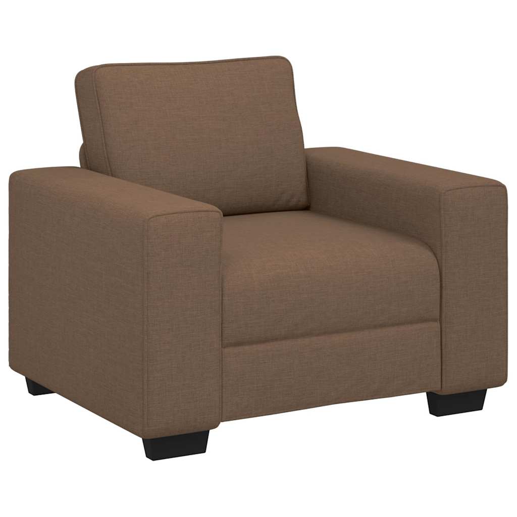Poltrona Marrone 100x77x82 cm in Tessuto | homemem39