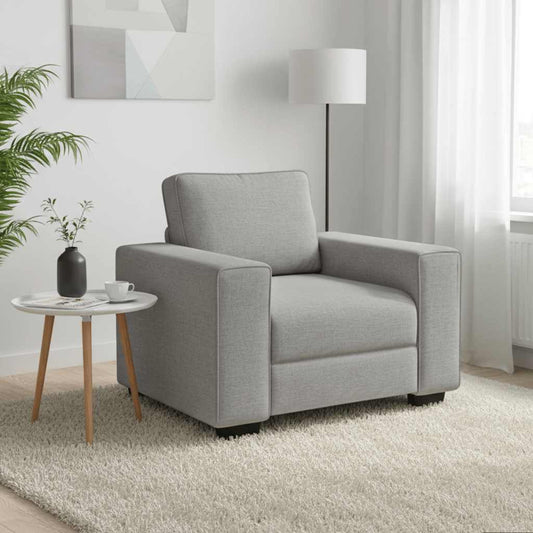 Divano Sedia Grigio Nuvola 100x77x82 cm in Tessuto | homemem39