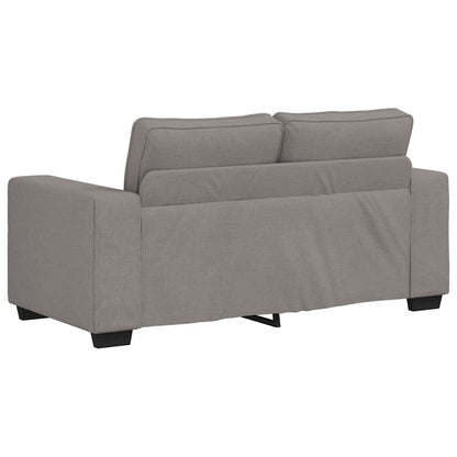 Divano a 2 Posti Tortora 160x77x82 cm in Tessuto | homemem39