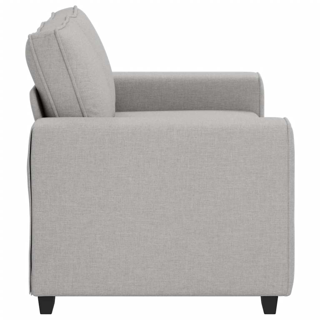 Divano a 2 Posti Grigio Nuvola 160x77x82 cm in Tessuto | homemem39
