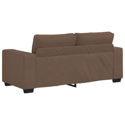 Divano a 2 Posti Marrone 180x77x82 cm in Tessuto | homemem39
