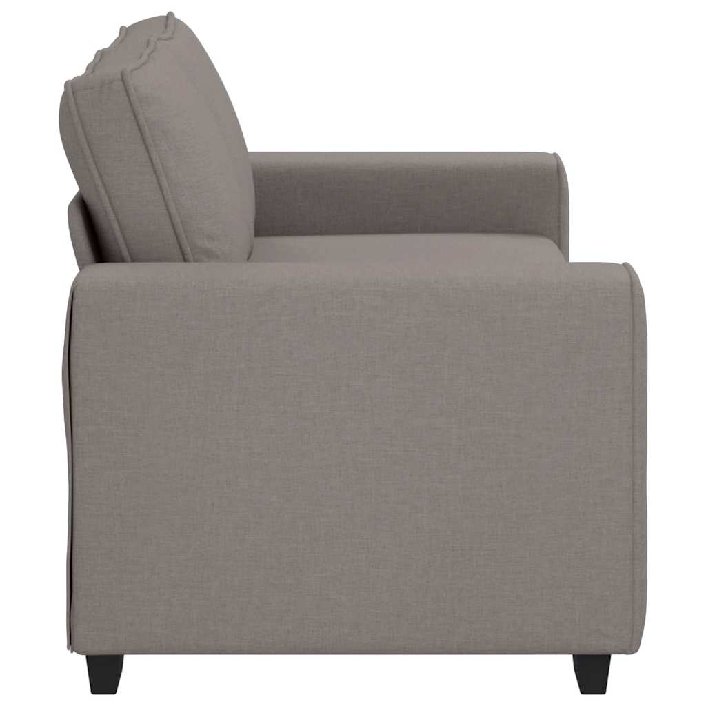 Divano a 2 Posti Tortora 180x77x82 cm in Tessuto | homemem39