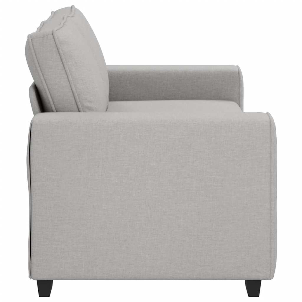 Divano a 2 Posti Grigio Nuvola 180x77x82 cm in Tessuto | homemem39