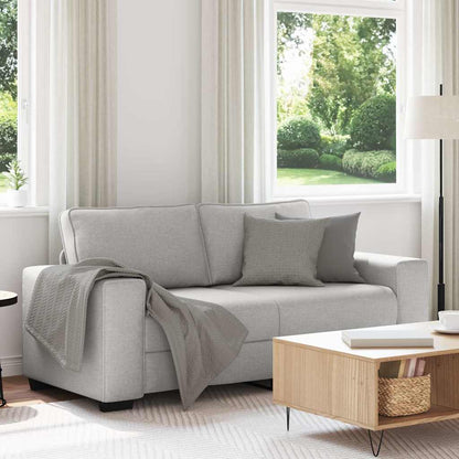 Divano a 2 Posti Grigio Nuvola 180x77x82 cm in Tessuto