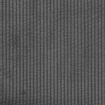 Divano Sedia Grigio Scuro 60 cm Tessuto di Velluto a Coste - homemem39