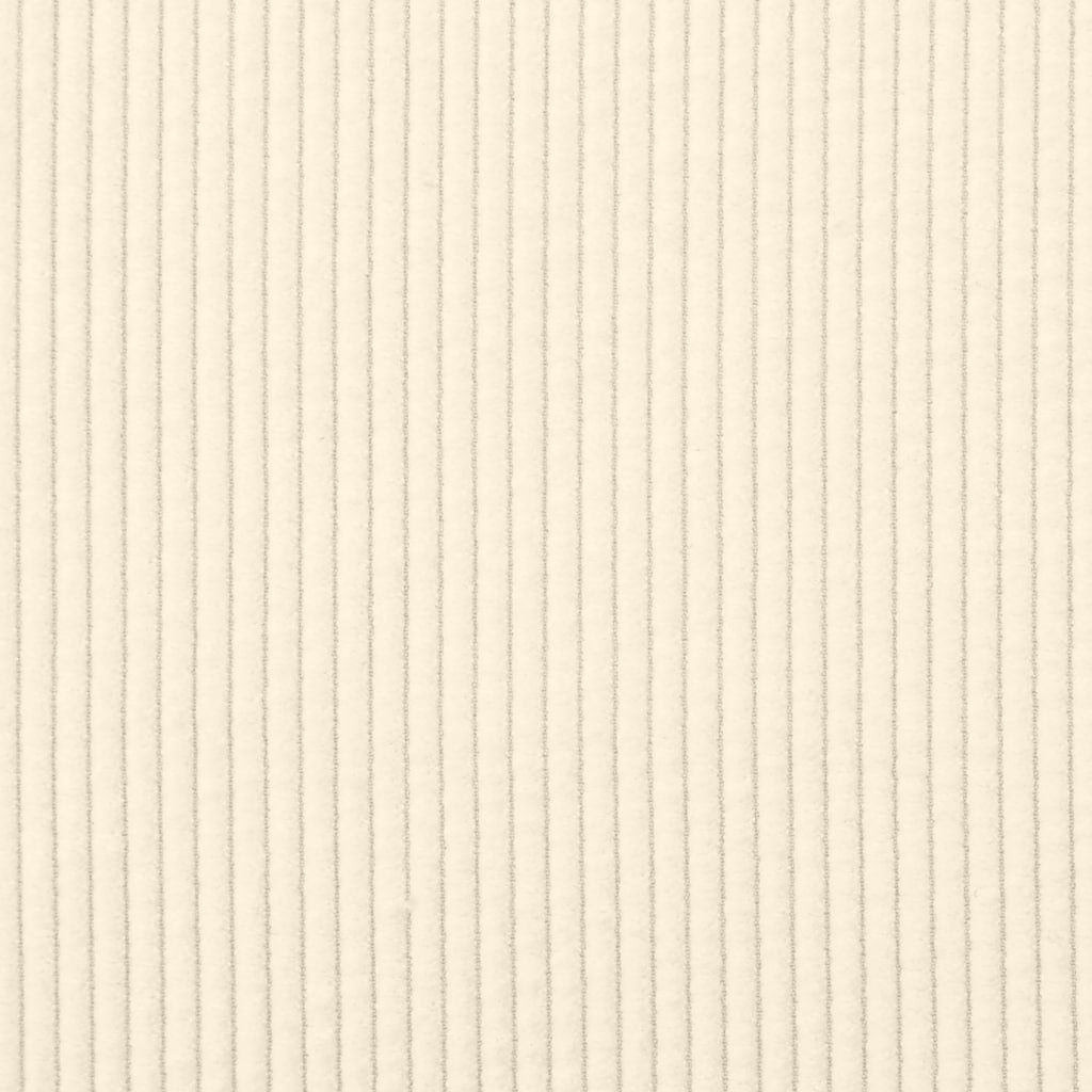 Divano Sedia Crema 100x77x82 cm Tessuto di Velluto a Coste | homemem39
