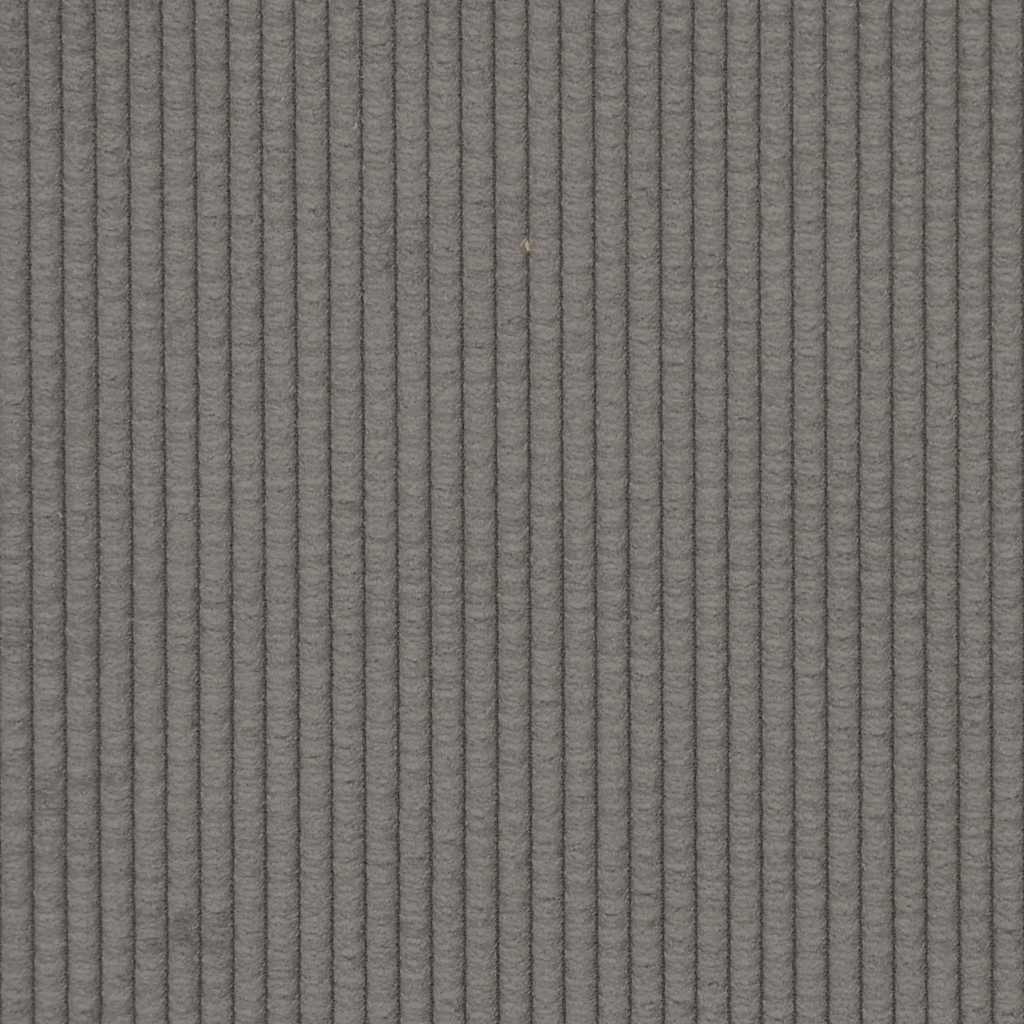 Divano Divanetto Grigio Chiaro 120cm Tessuto di Velluto a Coste - homemem39