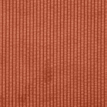 Divano Divanetto Rosso Arancione 160x77x82 cm Tessuto Velluto a Coste | homemem39