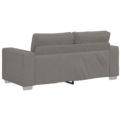 Divano Divanetto Grigio Chiaro 140cm Tessuto di Velluto a Coste - homemem39