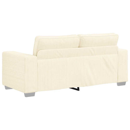 Divano Divanetto Crema 180x77x82 cm Tessuto di Velluto a Coste | homemem39