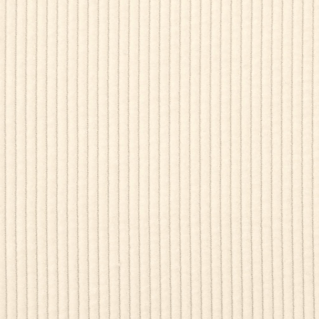 Divano Divanetto Crema 140 cm Tessuto di Velluto a Coste - homemem39