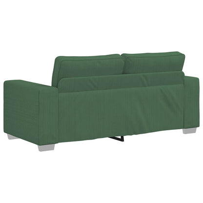 Divano Divanetto Verde Scuro 180x77x82cm Tessuto di Velluto a Coste | homemem39