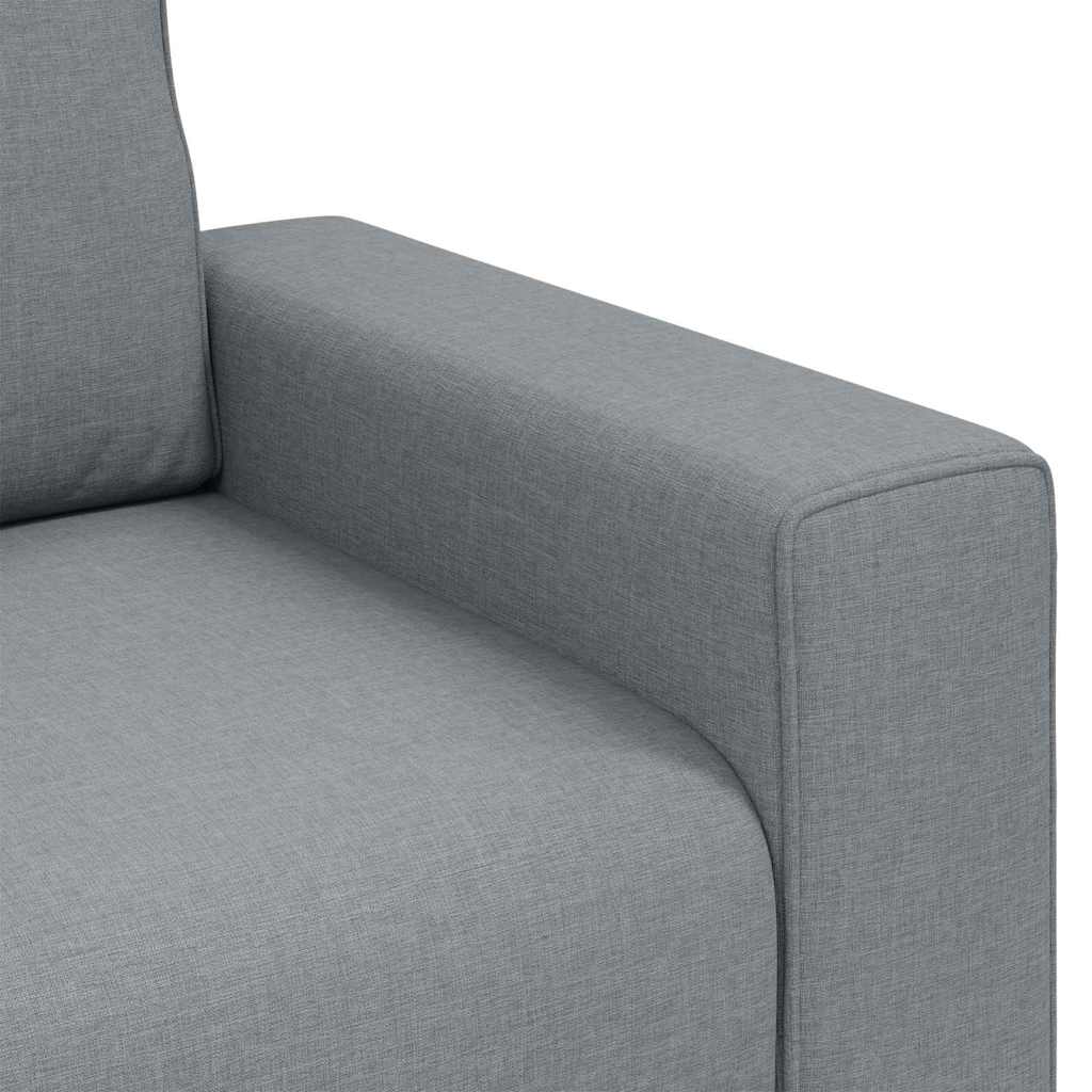 Divano con cuscino Grigio chiaro 100 x 77 x 82 cm Tessuto