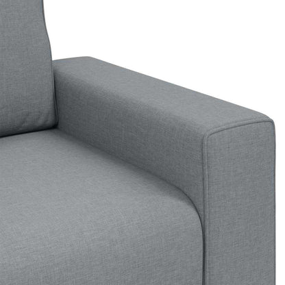 Divano con cuscino Grigio chiaro 100 x 77 x 82 cm Tessuto