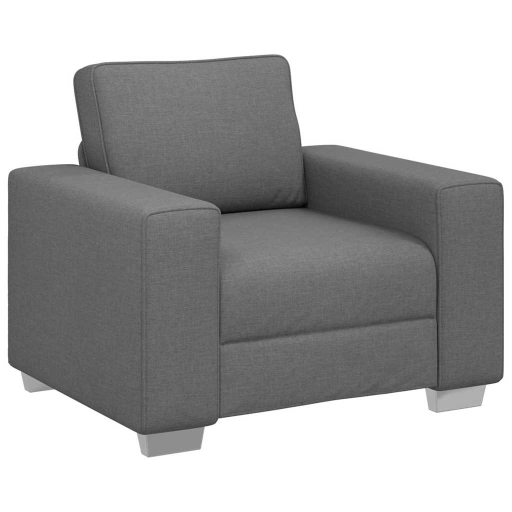 Divano con cuscino Grigio scuro 100 x 77 x 82 cm Tessuto