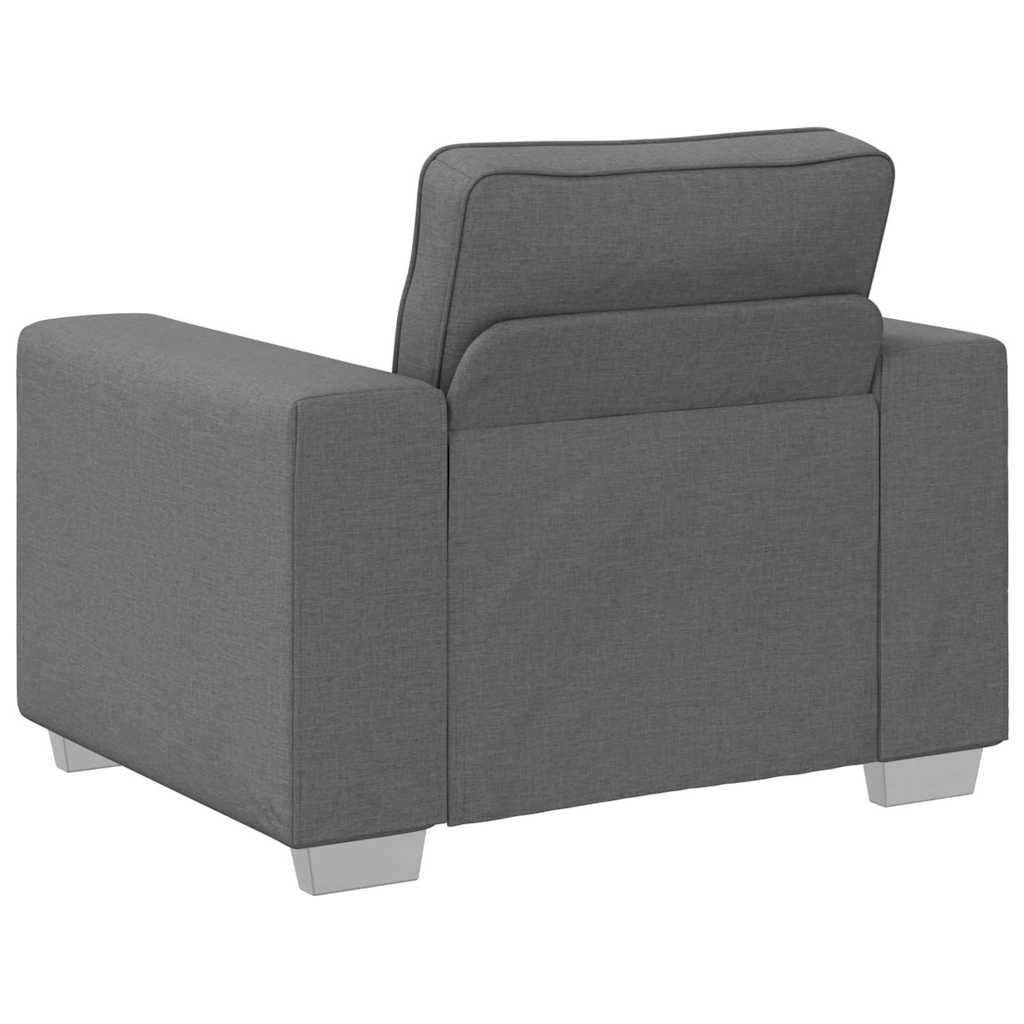 Divano con cuscino Grigio scuro 100 x 77 x 82 cm Tessuto
