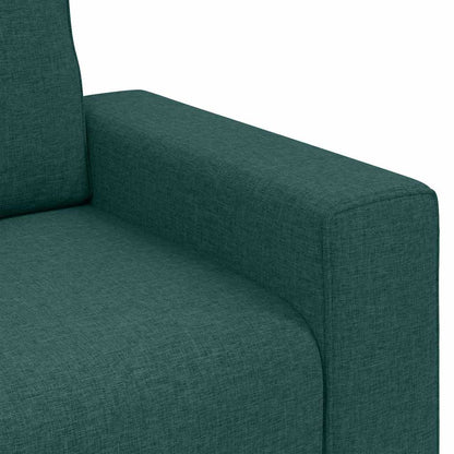 Divano con cuscino Verde scuro 100 x 77 x 82 cm Tessuto